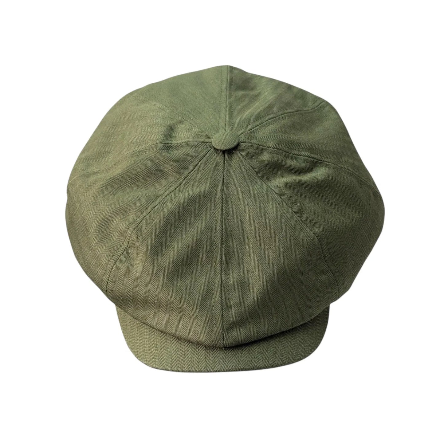 Brooklyn Bakerboy Cap - Herringbone Cotton 'Newsboy'