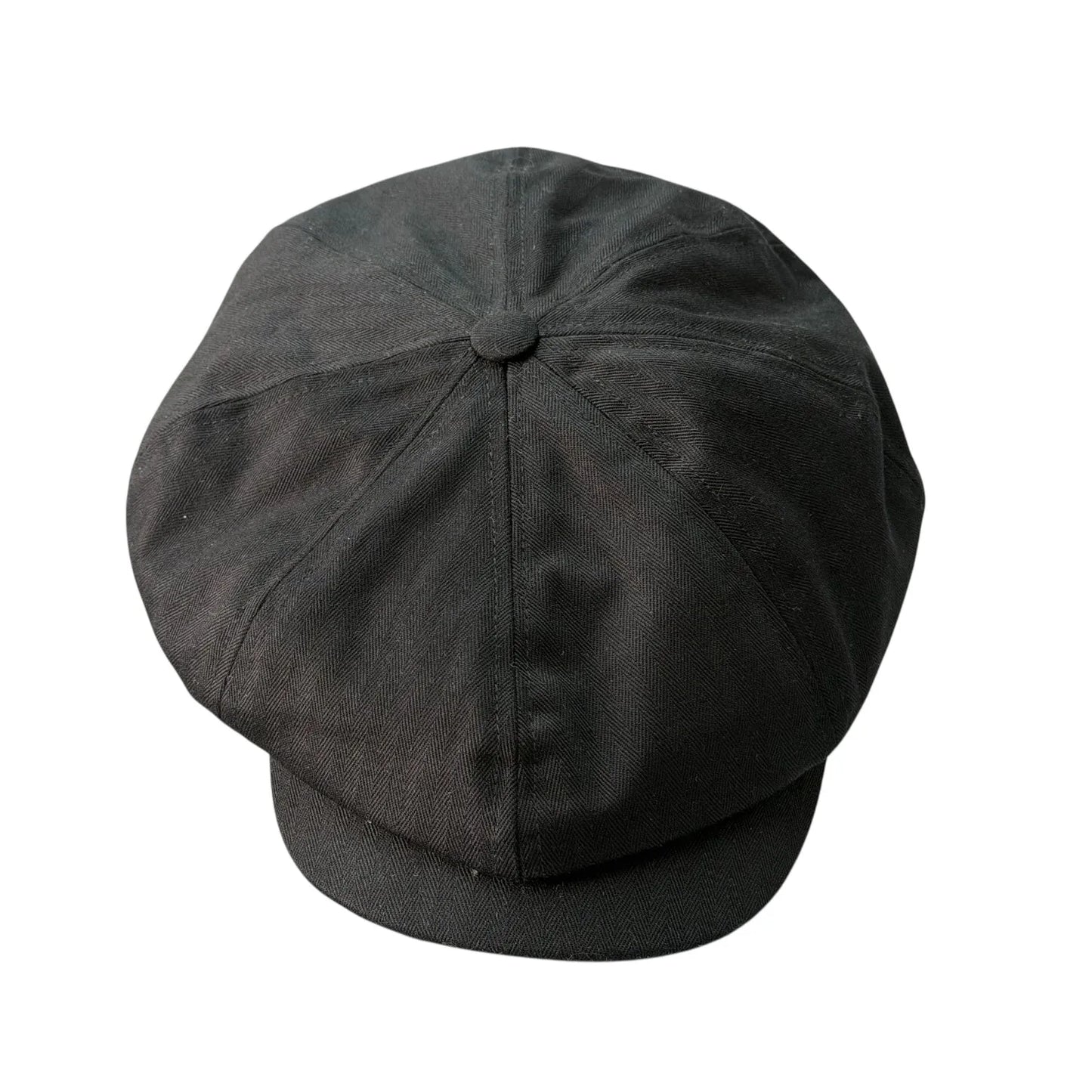 Brooklyn Bakerboy Cap - Herringbone Cotton 'Newsboy'