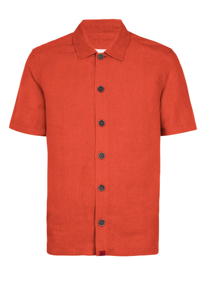 Linen Utility Short Sleeve Shirt