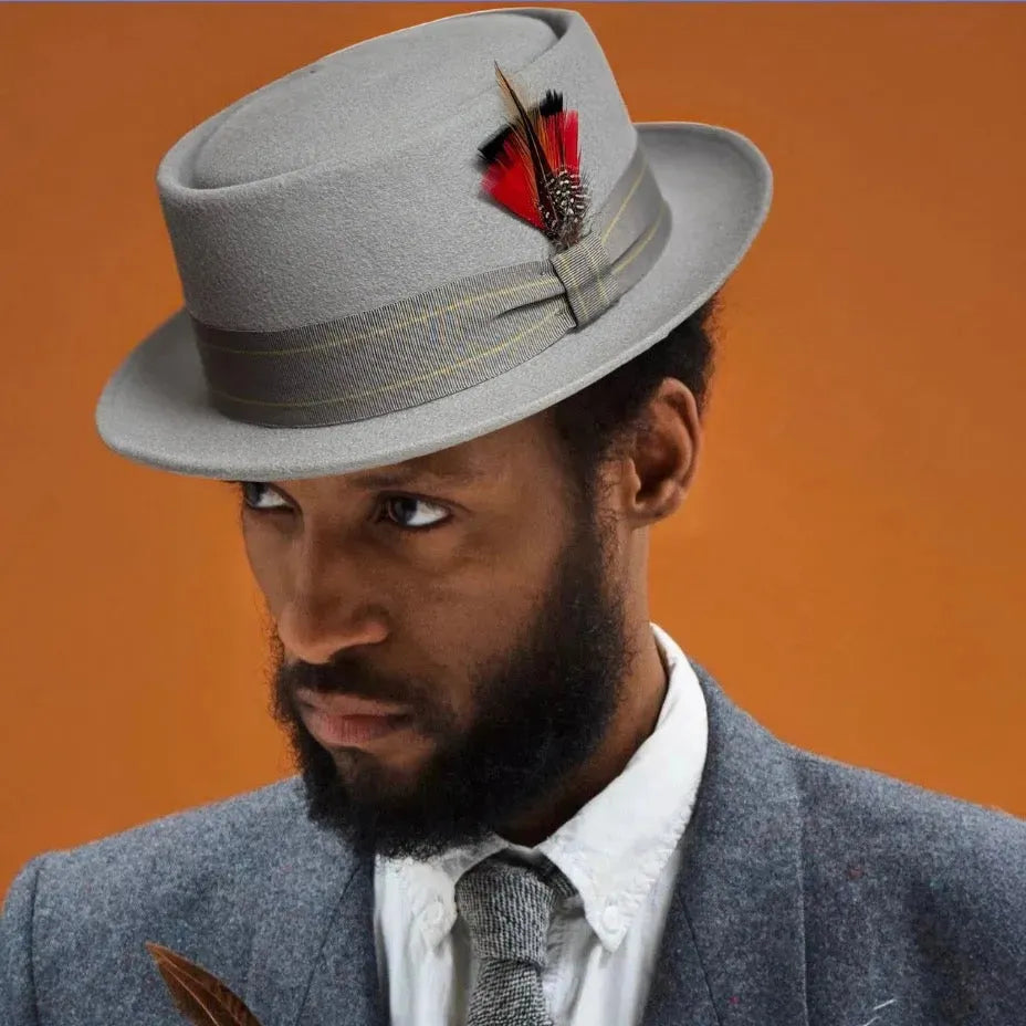 Round Porkpie Hat