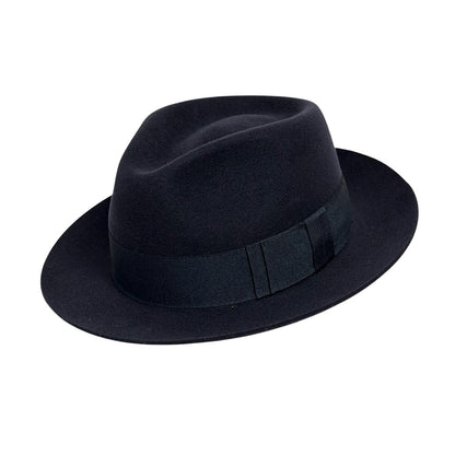 City Trilby in Fune Cashmere Felt