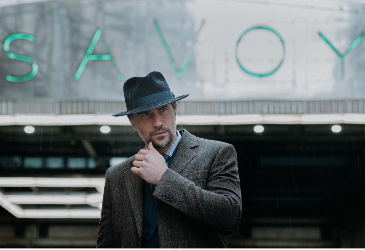 Manhattan Fedora Furfelt Structured Fit