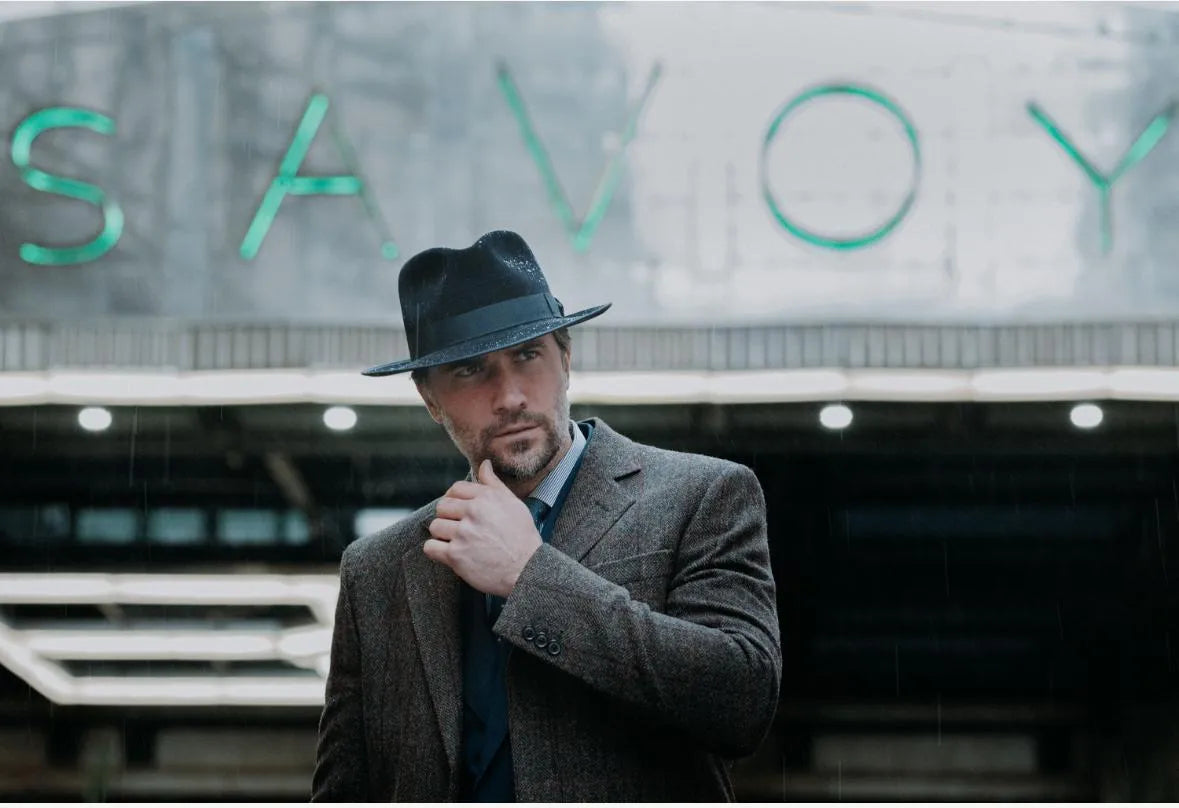 Manhattan Fedora Furfelt Structured Fit