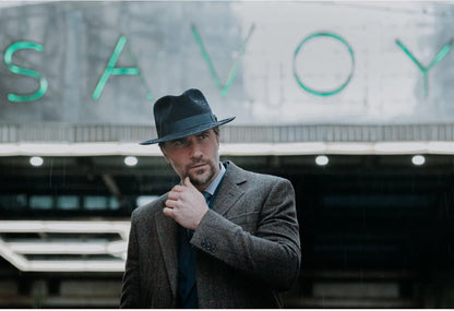 Manhattan Fedora Furfelt Structured Fit