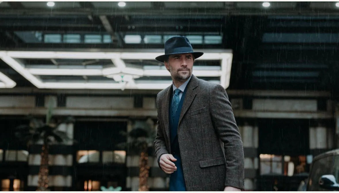 Manhattan Fedora Furfelt Structured Fit