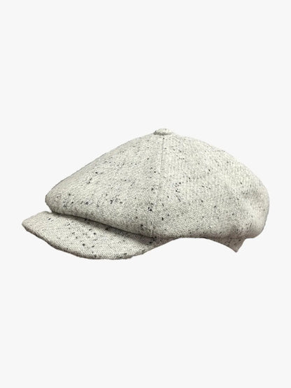 Speckled 'Brooklyn' Newsboy Cap (PALE GREY)