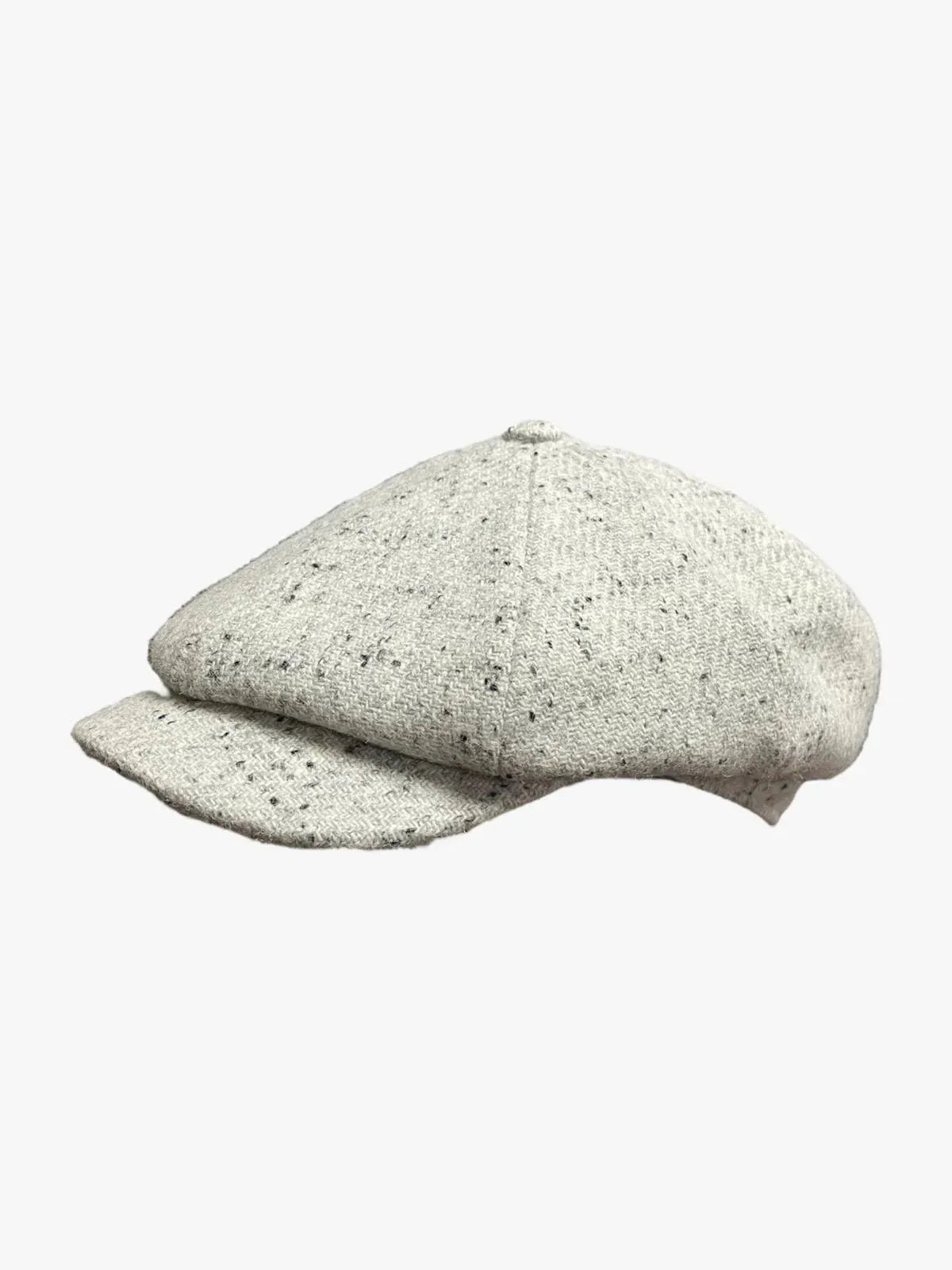 Speckled 'Brooklyn' Newsboy Cap (PALE GREY)