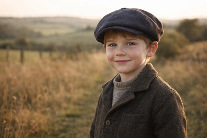 Kids Loden 'Brooklyn' Newsboy Cap