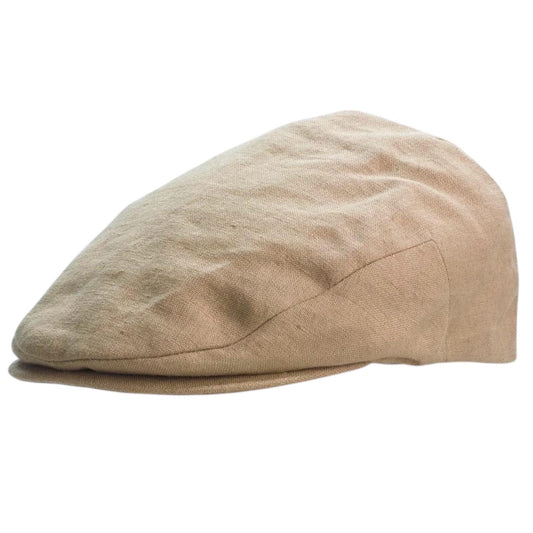 British Linen Flat Cap