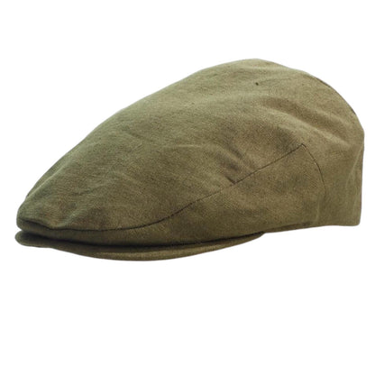 British Linen Flat Cap