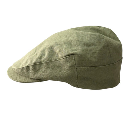 Linen Sicilian Flat cap