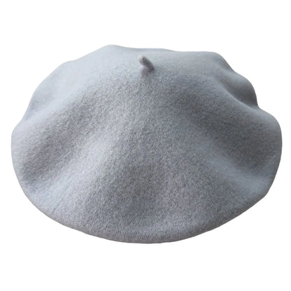 Unisex Beret Merino Wool Classic Fit