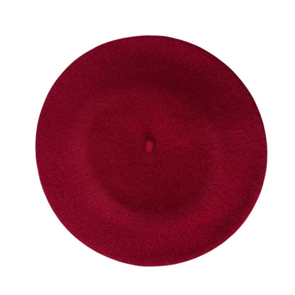 Unisex Beret Merino Wool Classic Fit