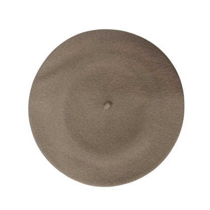 Unisex Beret Merino Wool Classic Fit