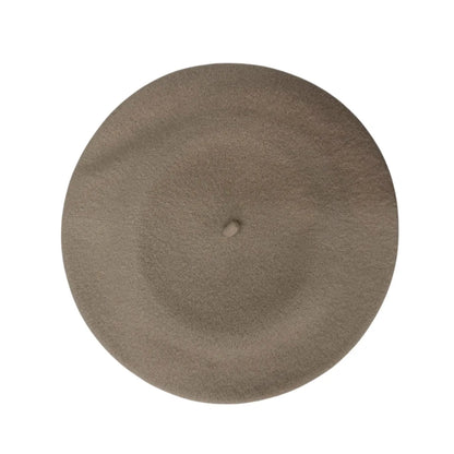 Unisex Beret Merino Wool Classic Fit