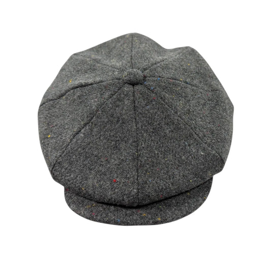 Speckled 'Brooklyn' Newsboy Cap (GREY)