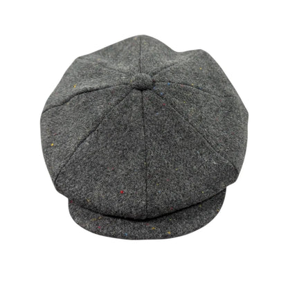 Speckled 'Brooklyn' Newsboy Cap (GREY)