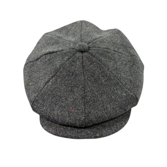 Speckled 'Brooklyn' Newsboy Cap (GREY)