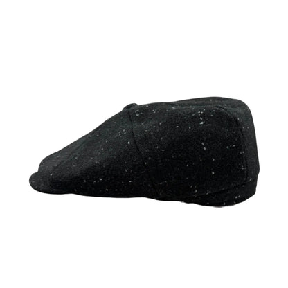 Speckled 'Brooklyn' Newsboy Cap (BLACK)
