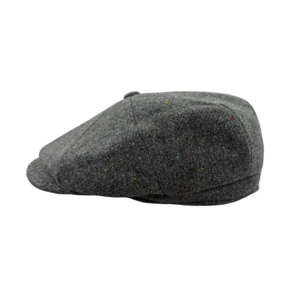 Speckled 'Brooklyn' Newsboy Cap (GREY)