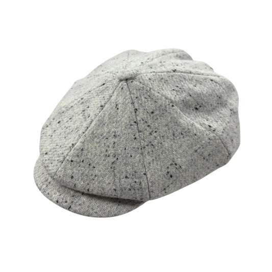Speckled 'Brooklyn' Newsboy Cap (PALE GREY)