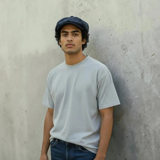 Speckled 'Brooklyn' Newsboy Cap (BROWN)