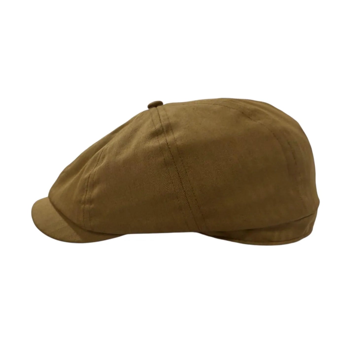 Brooklyn Bakerboy Cap - Herringbone Cotton 'Newsboy'