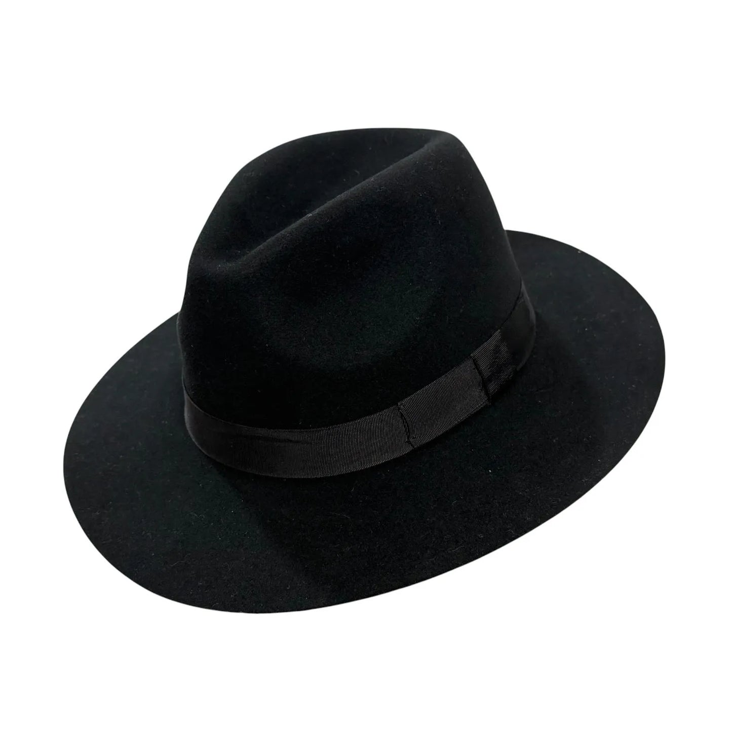 Cashmere Crushable Fedora (BLACK)
