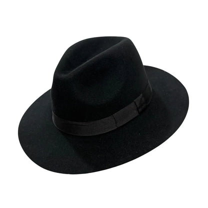 Cashmere Crushable Fedora (BLACK)
