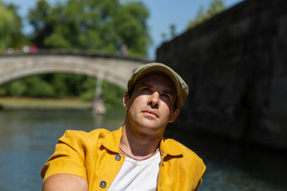 Linen Sicilian Flat cap