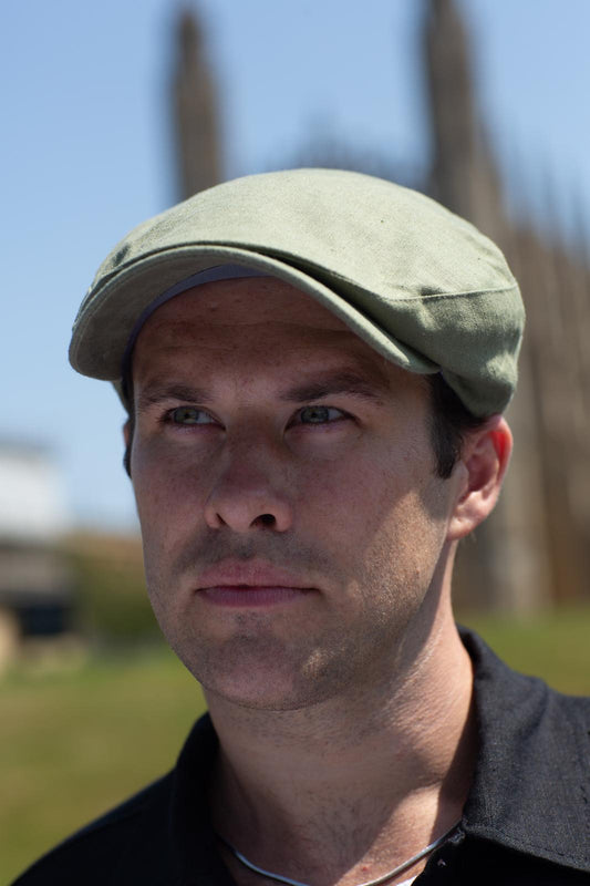 Linen Sicilian Flat cap