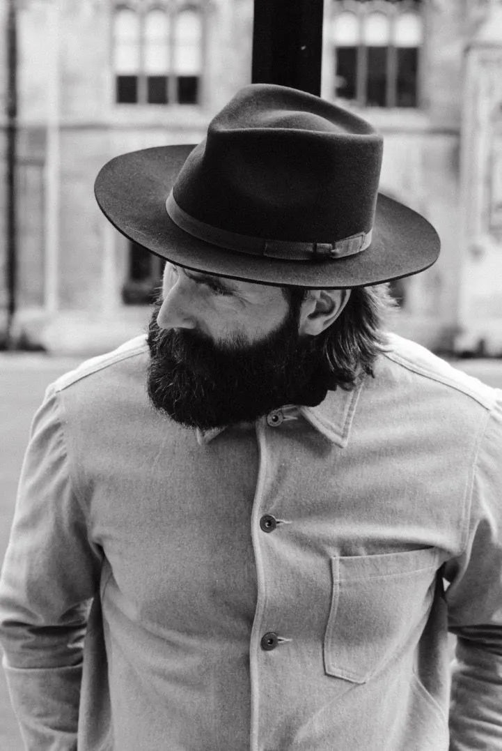 “The American” Fedora – Cashmere Felt 1950s Rebel Hat