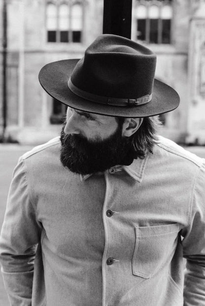 “The American” Fedora – Cashmere Felt 1950s Rebel Hat