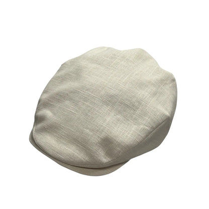 British Linen Flat Cap
