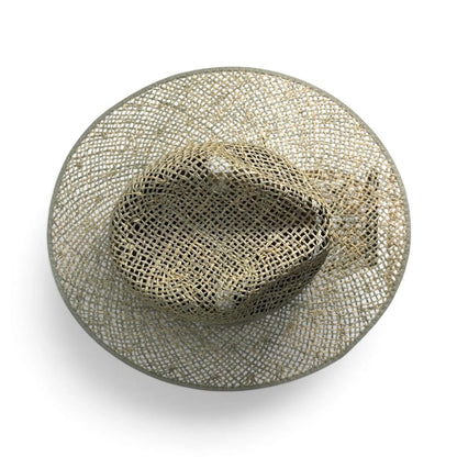 Ladies Wide Fedora Seagrass