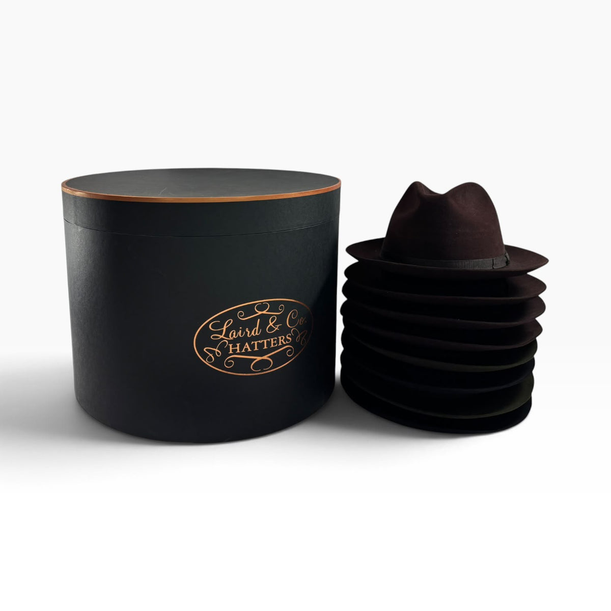 Oval Hat Box - Wide Brim Multi