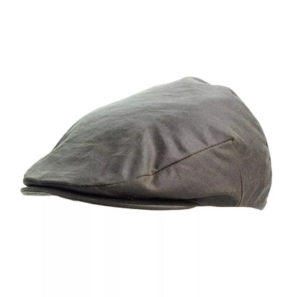 green wax flat cap