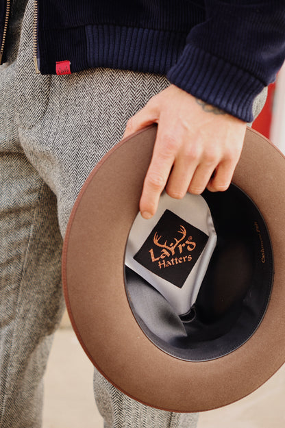 Alfred Cashmere Suede Fedora