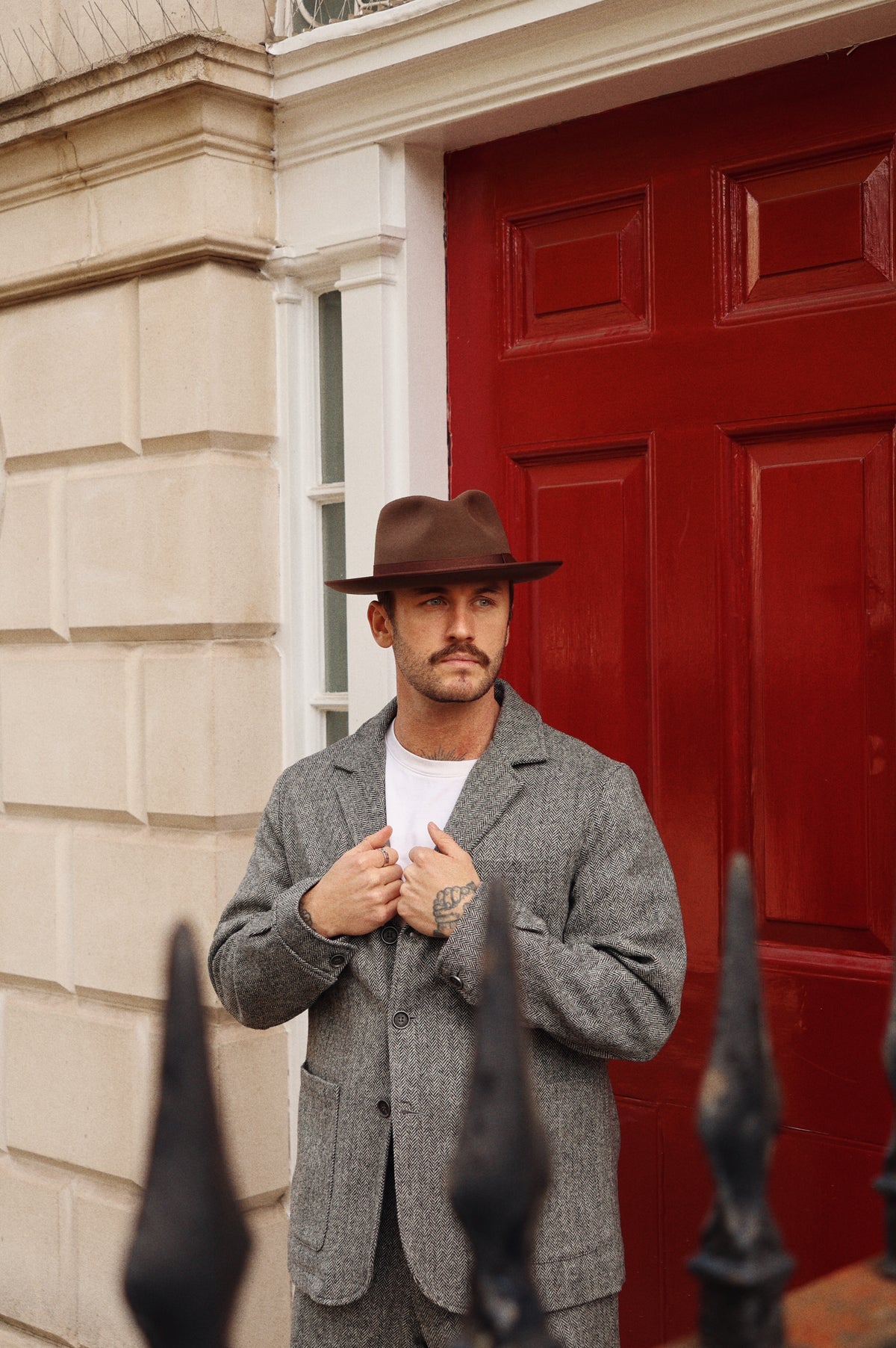 Alfred Cashmere Suede Fedora
