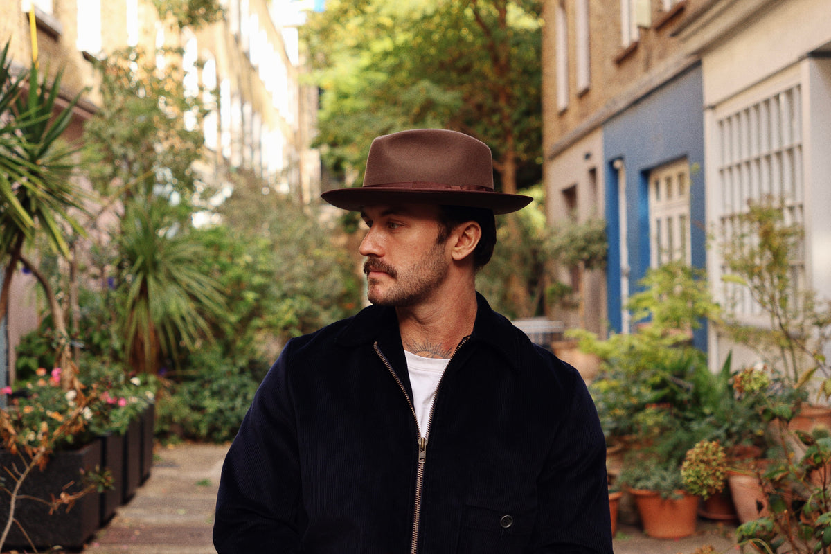 Alfred Cashmere Suede Fedora