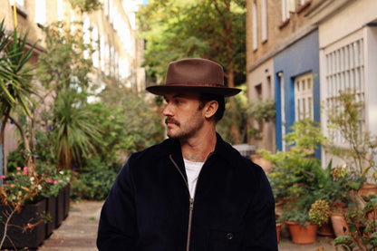 Alfred Cashmere Suede Fedora