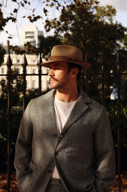 Alfred Cashmere Suede Fedora