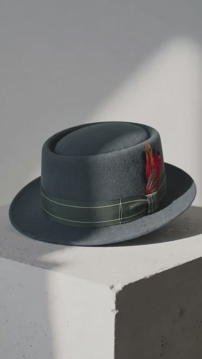 Round Porkpie Hat