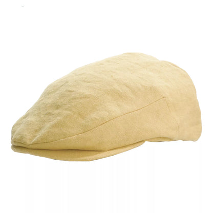 Linen Flat Cap