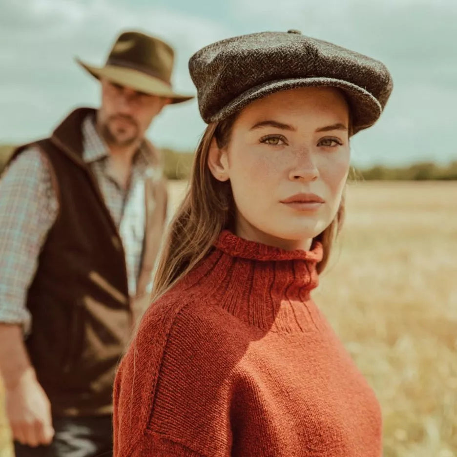 Elevate Your Style With The Tweed Bakerboy Cap From Laird Hatters