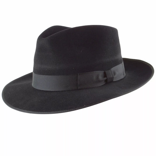 Alfred trilby hat black