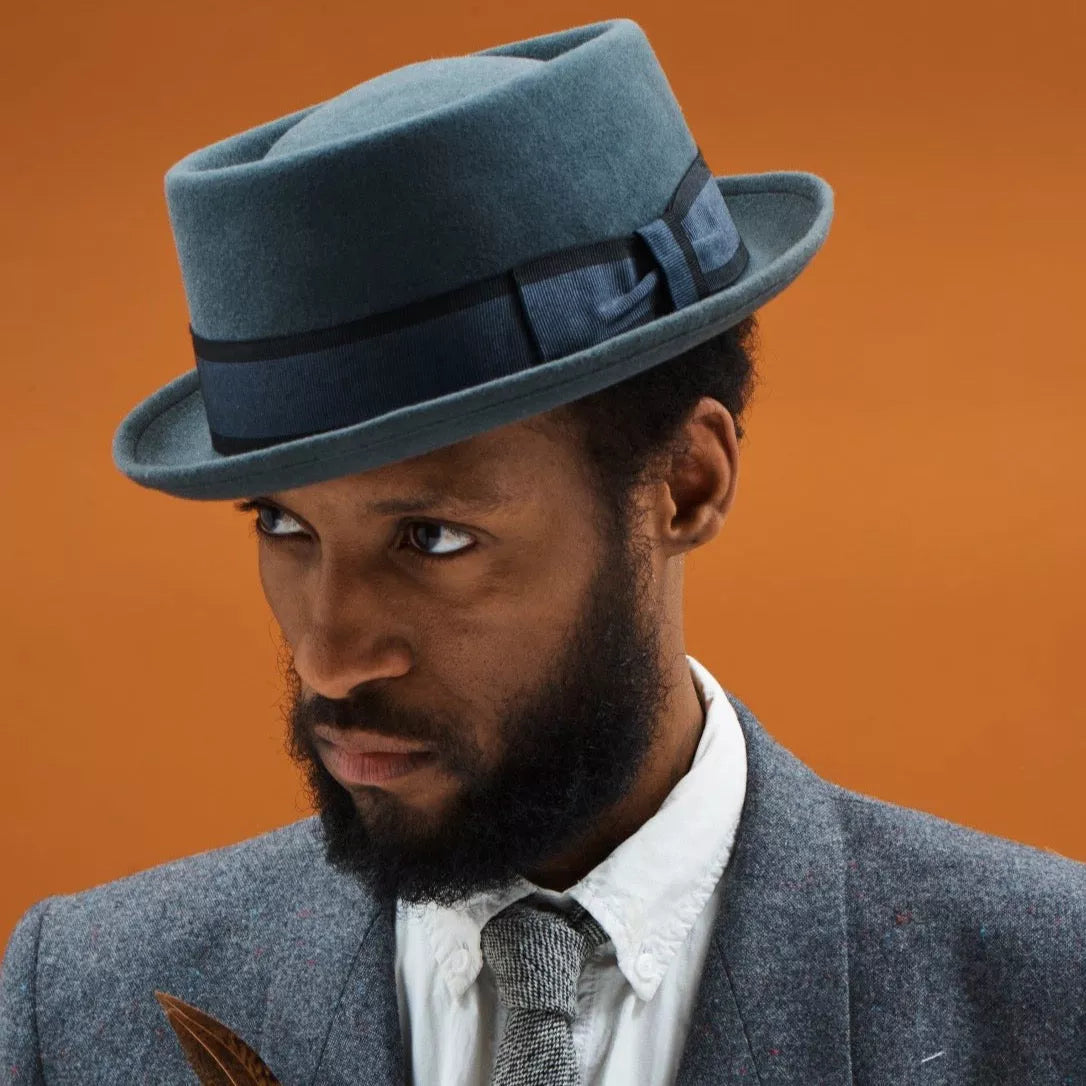 Effortless Cool With The Round Pork Pie Hat From Laird Hatters