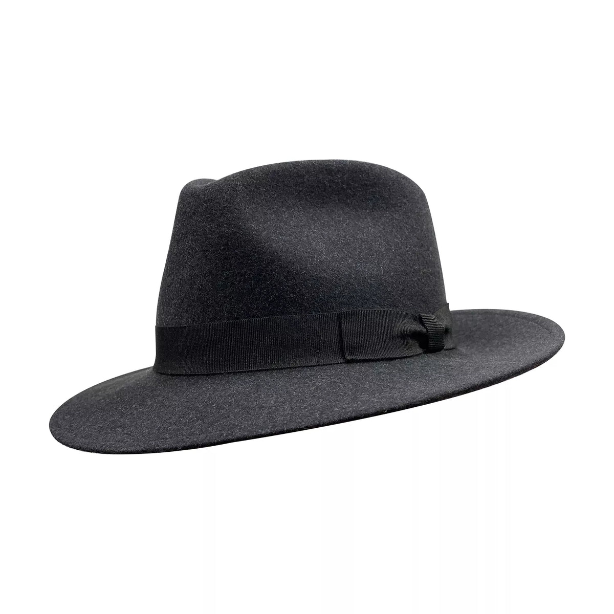 Wide Brim Wool Fedora Hat – Crushable, Unisex, For Men & Women, Handmade