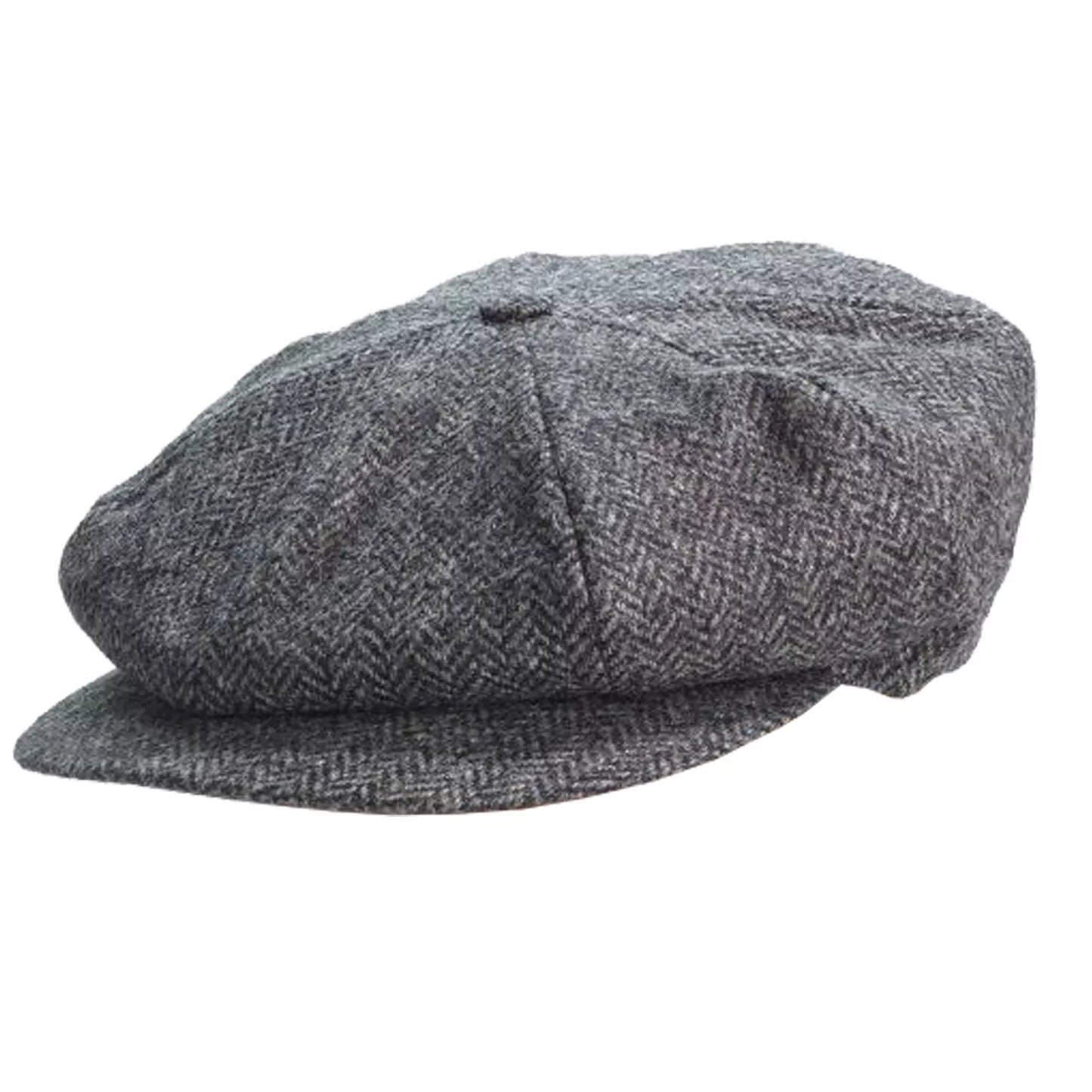 tweed bakerboy cap
