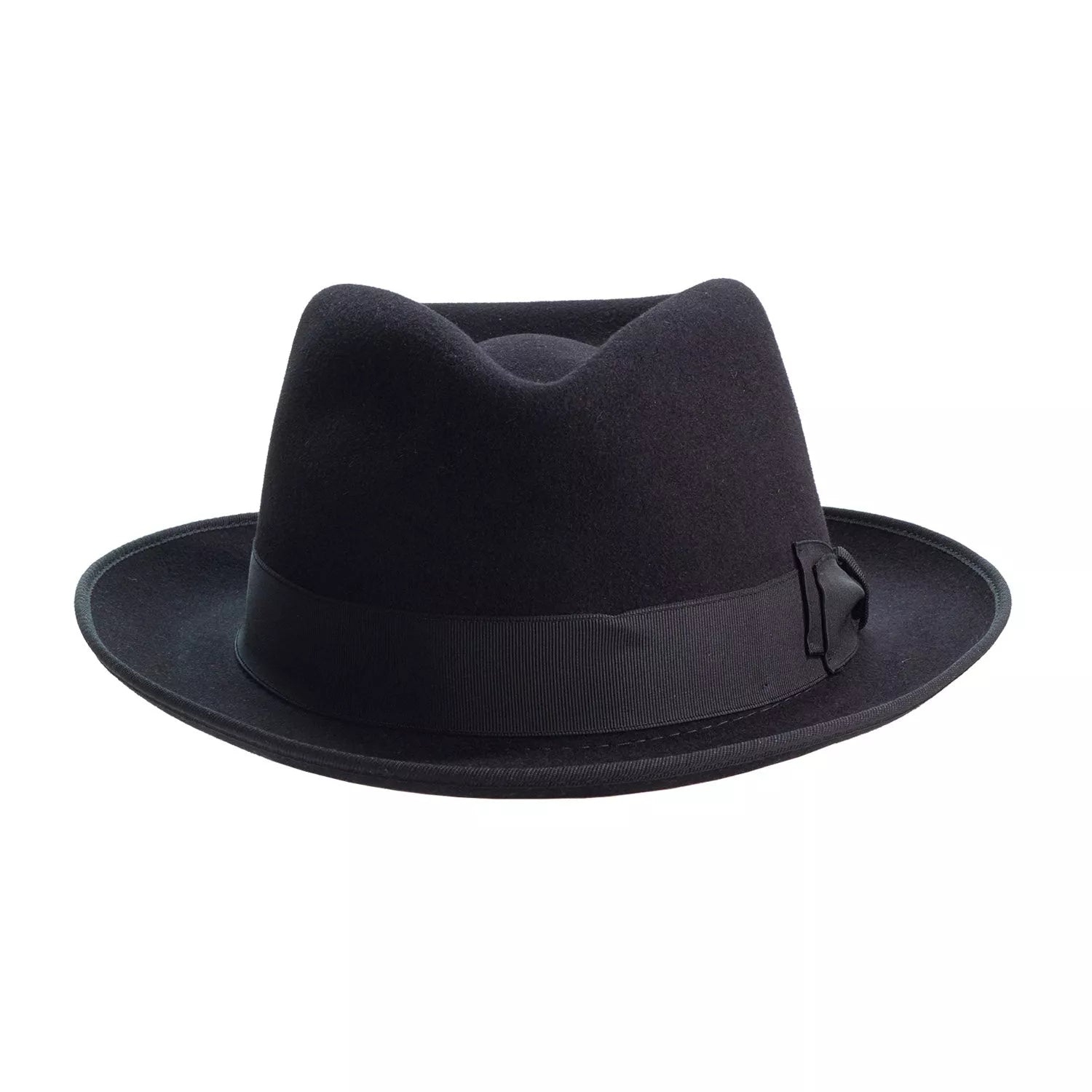 Kids black online trilby hat